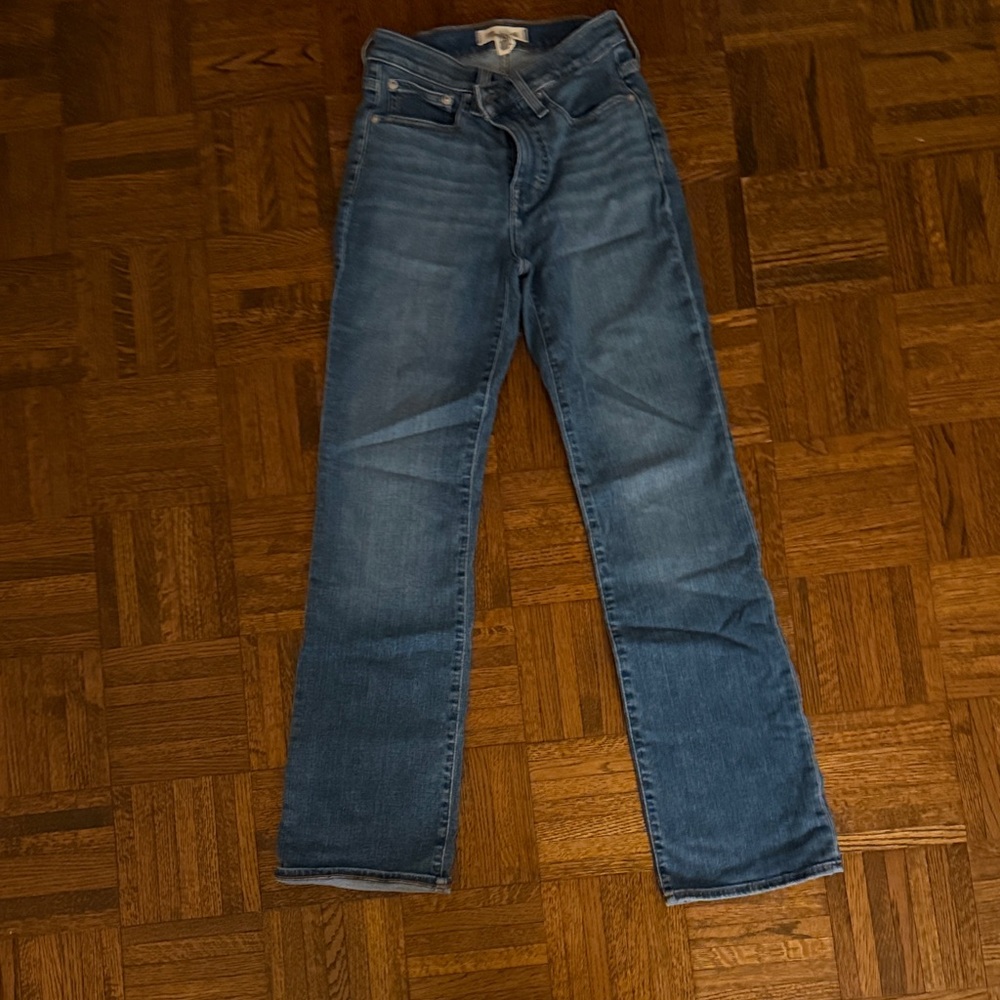 Madewell Women's Kick Out Blue Jeans